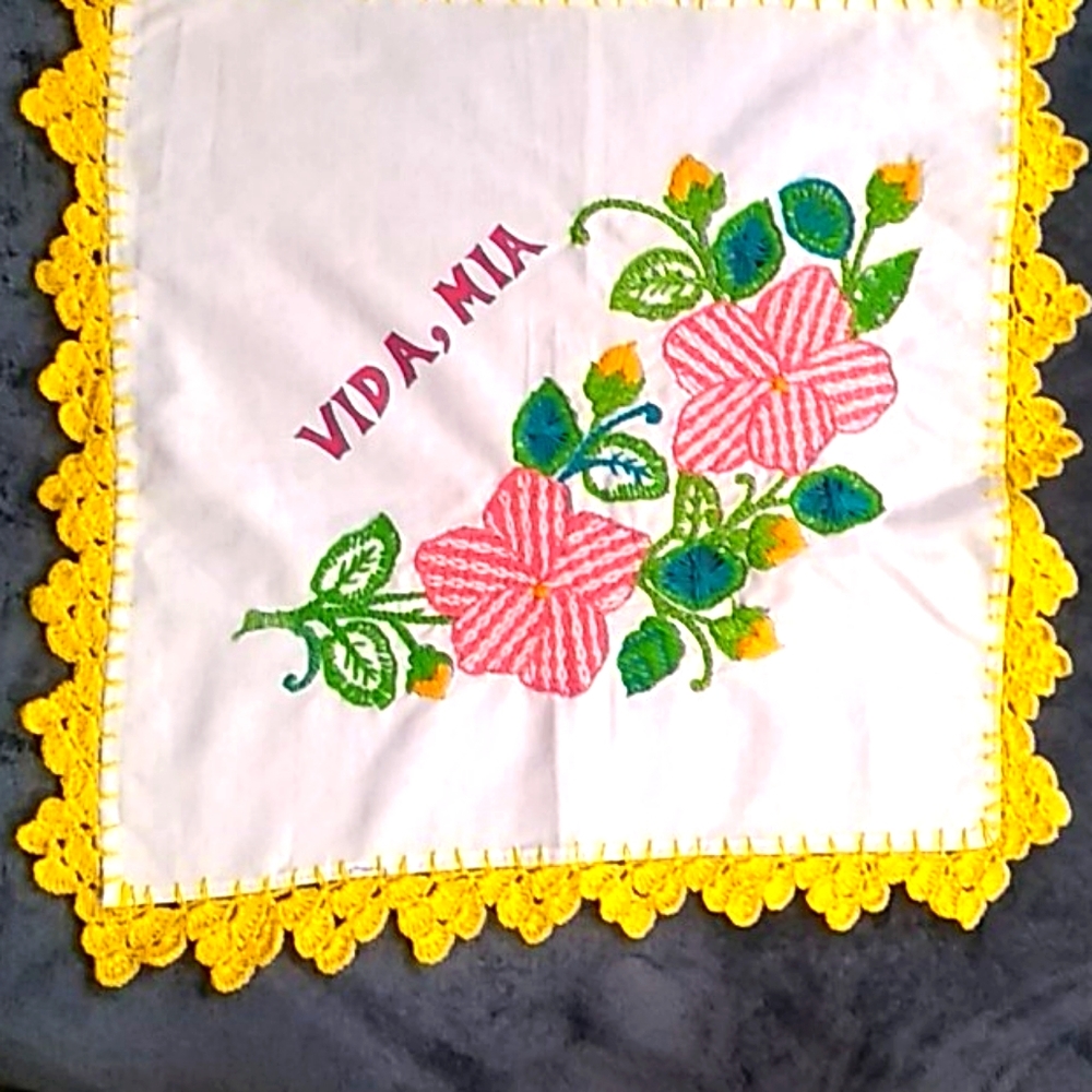 Authentic Hand embroidered towel.